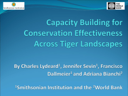 Capacity Building for Conservation Effectiveness Across