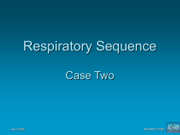 Respiratory Case 3 - ACORN - Acute Care of at