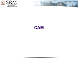 CAM - Srm University