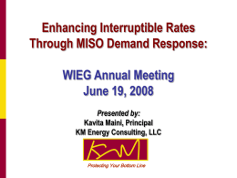 MISO Update for Annual Business Meeting