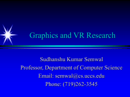 Graphics and VR Research