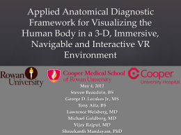 Applied Anatomical Diagnostic Framework for Visualizing