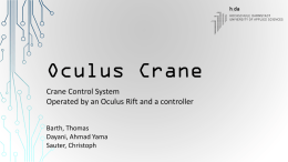 Oculus Crane - Intelligent-visuals | AR & VR products