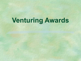 Venturing Awards - U.S. Scouting Service Project