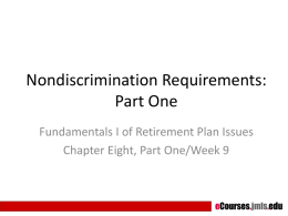 Nondiscrimination Requirements