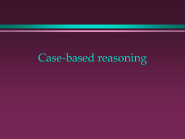 Cae-based reasoning - Middlesex University