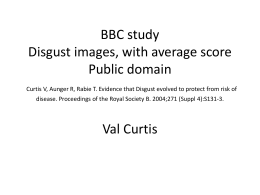 BBC study Disgust images, with average score Public domain
