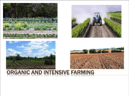 Organic and Intensive Farming
