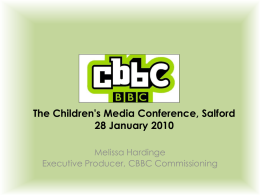 CBBC Indies Seminar - Childrens Media Conference