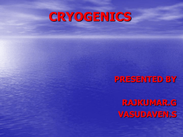 CRYOGENICS - Raj Rock's Blog