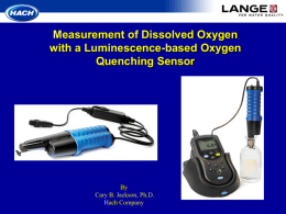 Luminescence-Based Oxygen Sensors