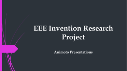 EEE Invention Research Project