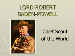 LORD ROBERT BADEN-POWELL - EaDi (eee-dee)