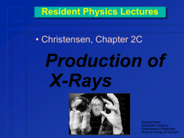 Resident Physics Lectures