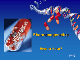 Pharmacogenetics in Organon R&D: what’s it all about?