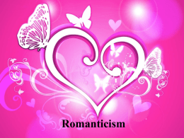 Romanticism - Downey Unified School District