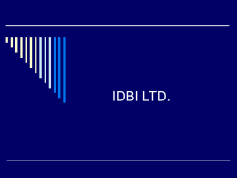 IDBI LTD. - Venkataraman