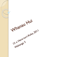 Whanau Hui