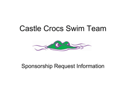 Castle Crocs Swim Team
