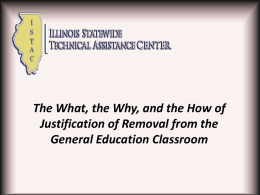The What, the Why, and the How of Justification of Removal