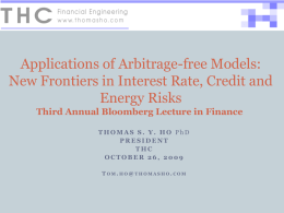 Applications of Arbitrage-free Models
