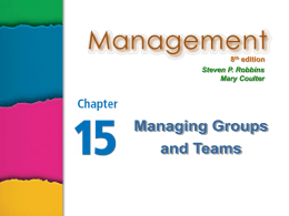 Management 8e. - Robbins and Coulter