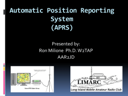 Automatic Position Reporting System (APRS)