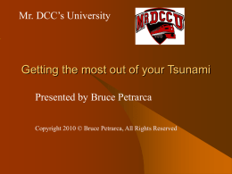 Training - Mr. DCC's University | Bruce Petrarca