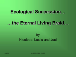 Ecological Succession - Laurens County School District