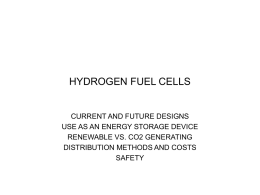 HYDROGEN FUEL CELLS - University of California, Irvine