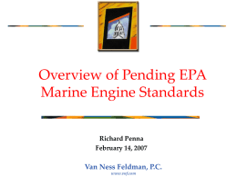 Overview of Proposed EPA Engine Standards