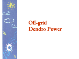 Pilot Dendro Power Project in Wadakahakiula