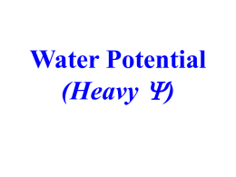 Water Potential (Heavy Y)