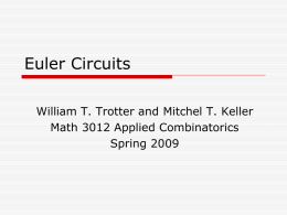 Euler Circuits - Georgia Institute of Technology