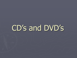 CD’s and DVD’s - 1960 Pc Users Group Inc