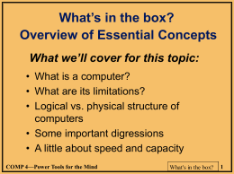 What’s in the box? An overview
