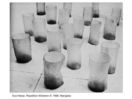Eva Hesse, Repetition Nineteen III, 1968, fiberglass