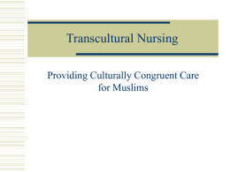 Transcultural Nursing - A Collaborative Learning Community