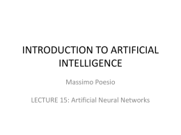 INTRODUCTION TO ARTIFICIAL INTELLIGENCE