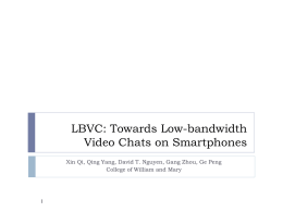LBVC: Towards Low-bandwidth Video Chats on Smartphones