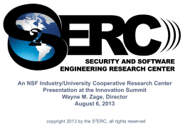 Software Engineering Research Center