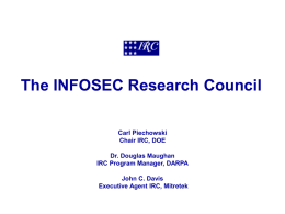 INFOSEC Research Council