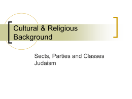 Cultural & Religious Background