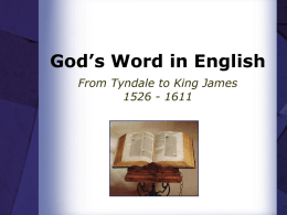 God’s Word in English