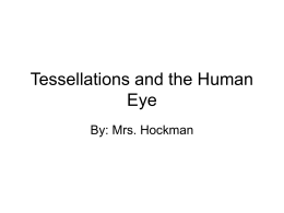 Tessellations and the Human Eye