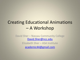 Creating Educational Animations