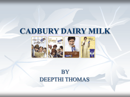 CADBURYINDIA - Deepthi Thomas / FrontPage