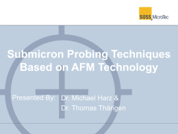 AFM Probing Fundamentals