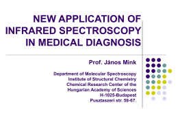 NEW APPLICATION INFRARED SPECTROSCOPY IN MEDICAL DIAGNOSIS