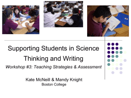 Learning Goals in Science: Aligning and Unpacking Science